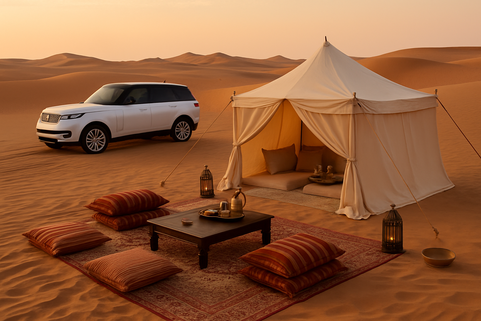 Luxury desert safari experience in Dubai